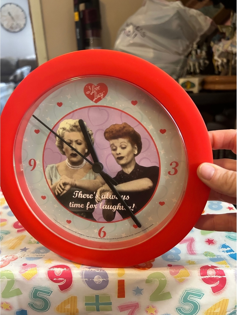 I love Lucy 8” clock